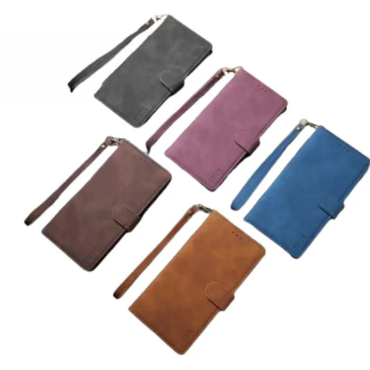 Leather Wallet Flip Case for Samsung Note & S Series (Coffee) Habicare