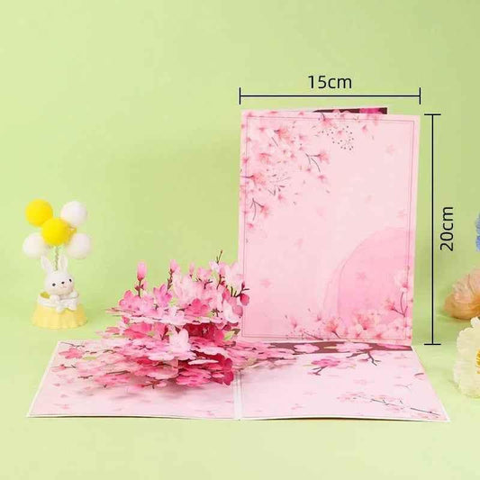 Lowrey Mother’s Day Peach Blossoms 3D Pop-Up Greeting Card