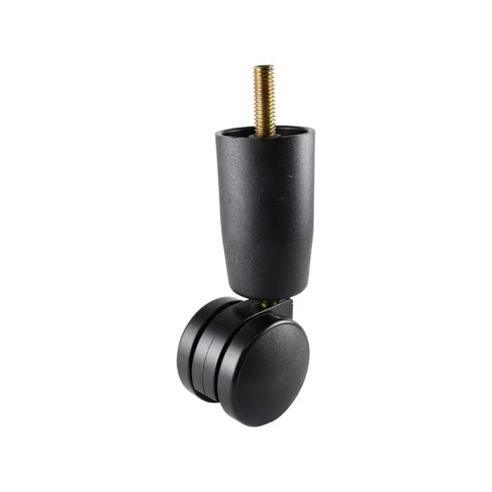 Tall 120mm M10 bed castor wheels for furniture, designed for sturdy bed legs by sue-e furniture, featuring a smooth swivel and durable build.