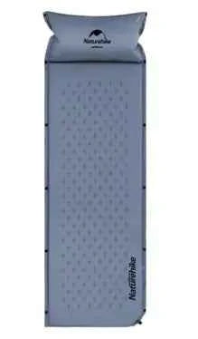 Green Naturehike NH Wide and Thick Connectable Air Mattress for camping, 1800x600x25mm inflatable camping pad by Mead's Supply.