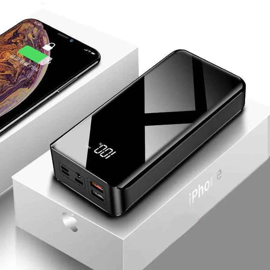 Red Mead's Supply & Equipment 30000mAh power bank with Type-C fast charging for electronics and portable device charging.