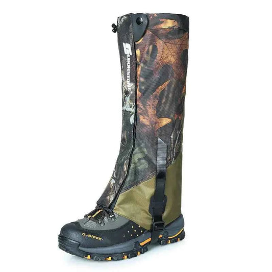 Camouflage green 500D Oxford cloth snow cover for outdoor equipment by Mead's Supply & Equipment Outfitters Limited.