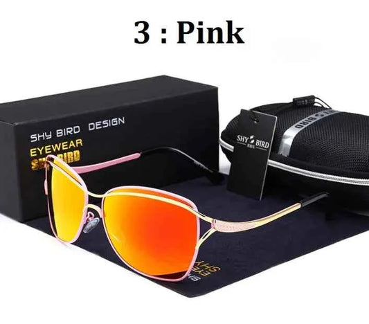 Gold polarized women's sunglasses by Mead's Supply & Equipment Outfitters, stylish eyewear for women with UV protection.