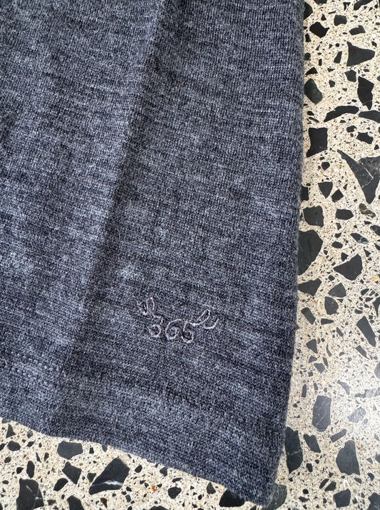 Men's Merino 365 NZ Base Pant in slate grey, made of 100% Merino wool, showing a comfortable fit and soft texture.