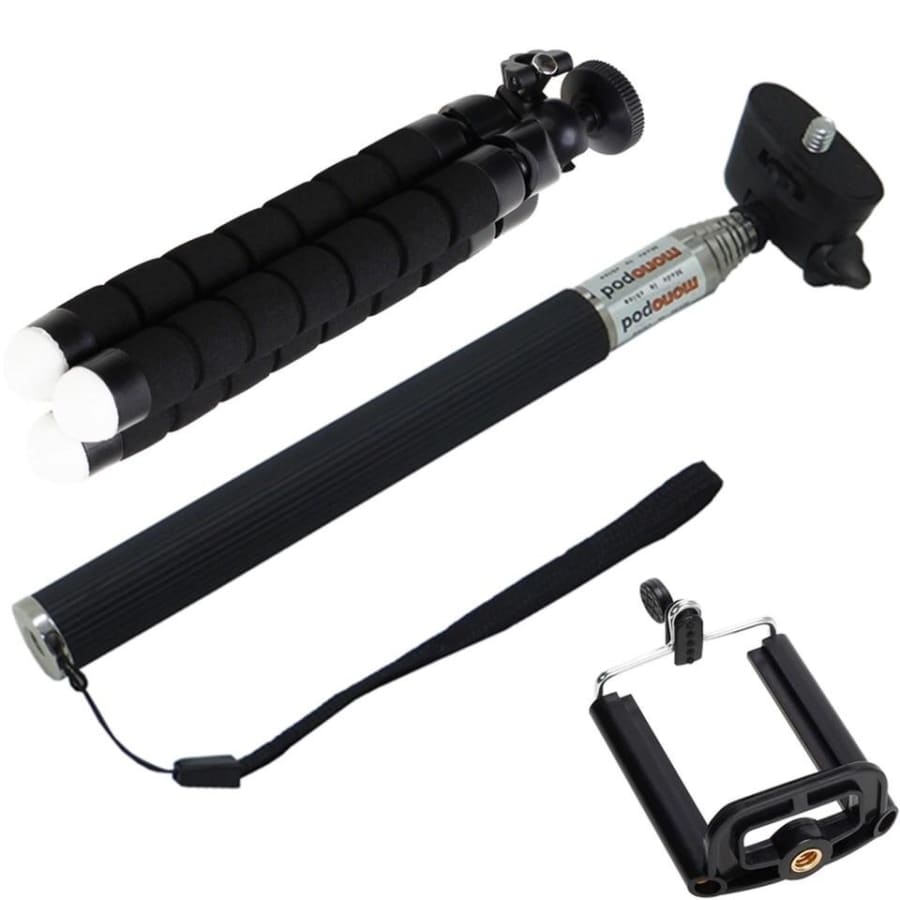 9eight5 monopod and tripod stand combo for phones and tablets, versatile accessory for stable photos and videos.