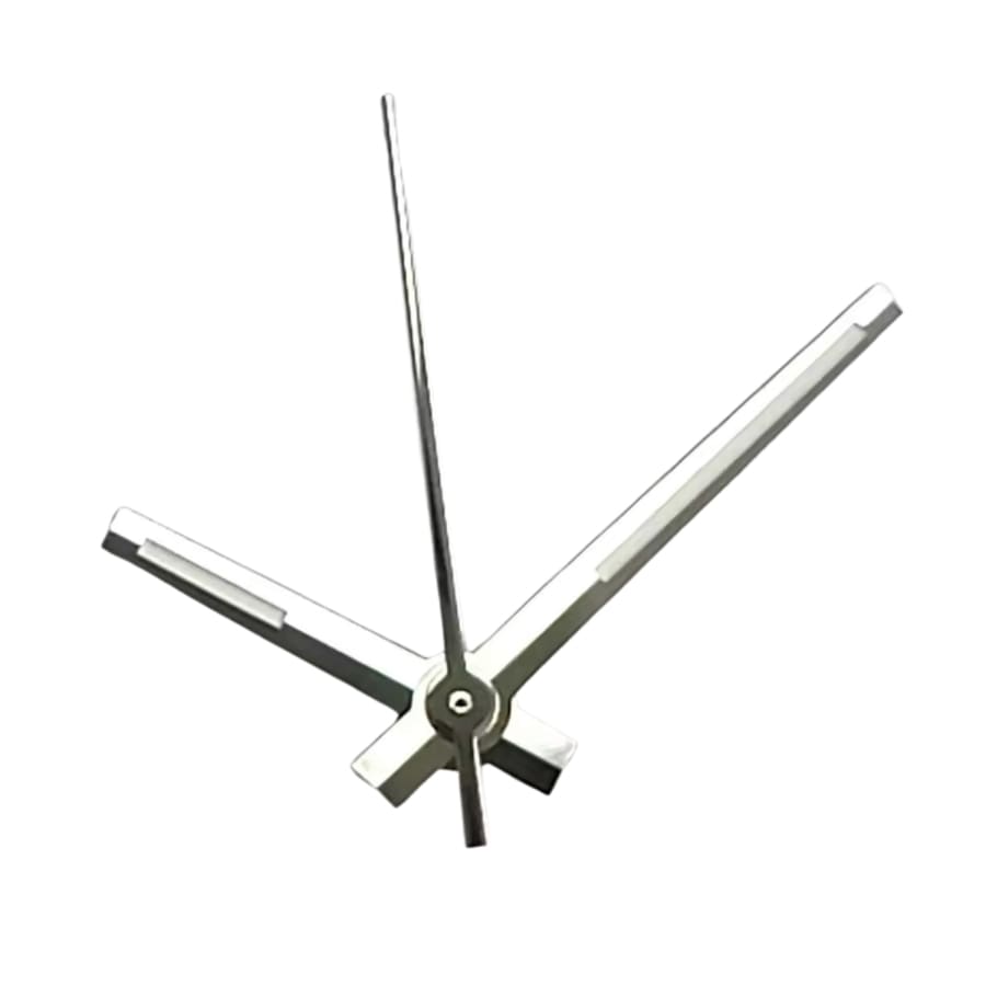Silver NH35 replacement watch hand set with clock hands, designed for watch repair and customization.