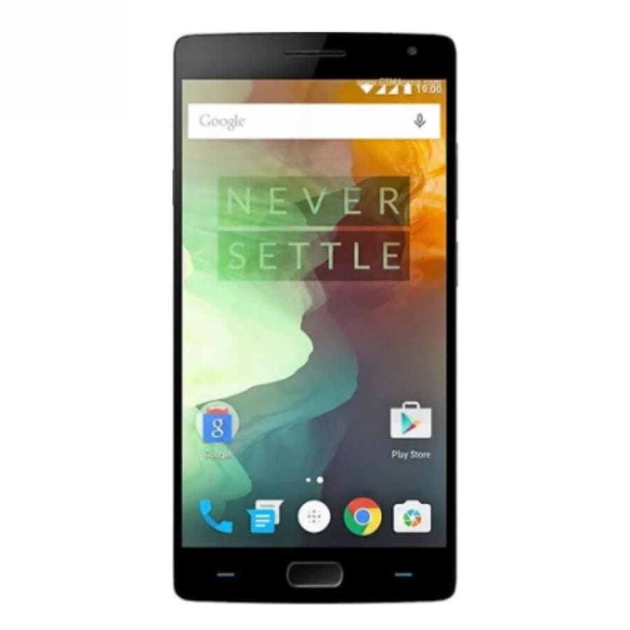 Two 9eight5 hydrogel screen protectors for OnePlus 2 smartphones, offering durable and clear protection in a pack of two.
