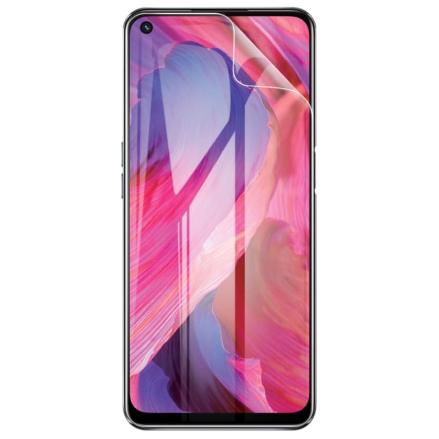 Hydrogel screen protectors for Oppo A54 4G by 9eight5, shown in a pack of two, designed to protect the phone screen.