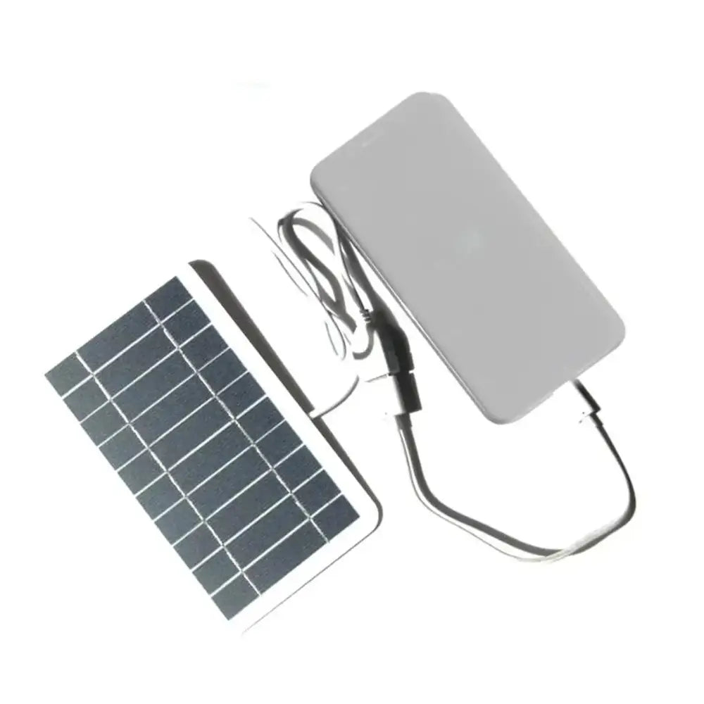 Habicare waterproof portable solar charger with SS design, compact and durable for outdoor use under sunlight.