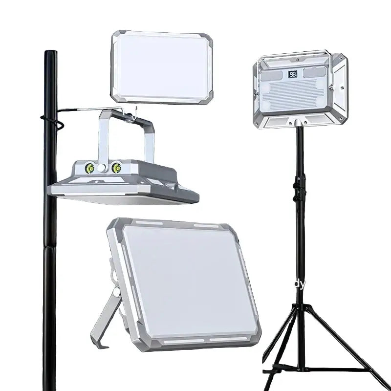 Habicare SS rechargeable LED waterproof camping tent light illuminating a tent interior with bright, energy-efficient light.
