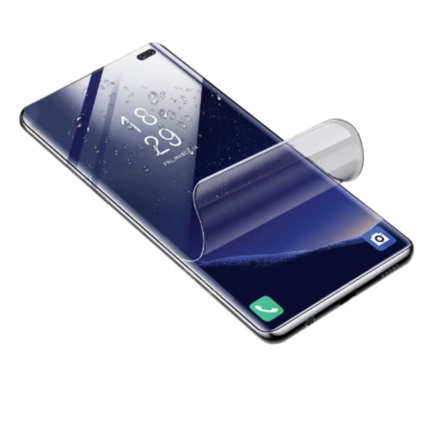 Hydrogel screen protector for Redmi 11 Prime 5G by 9eight5, showing a clear, flexible film fitting a smartphone screen.