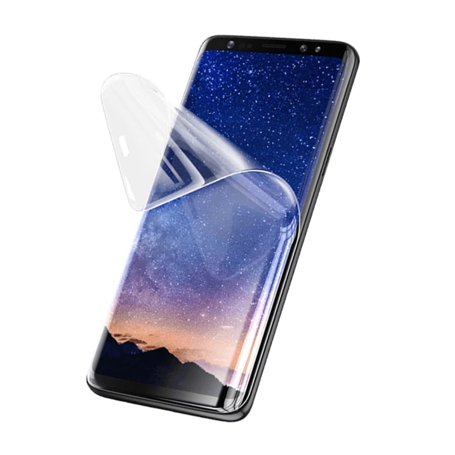 Hydrogel screen protector for Redmi 11 Prime by 9eight5, showing a clear, flexible shield fitting the phone screen precisely.