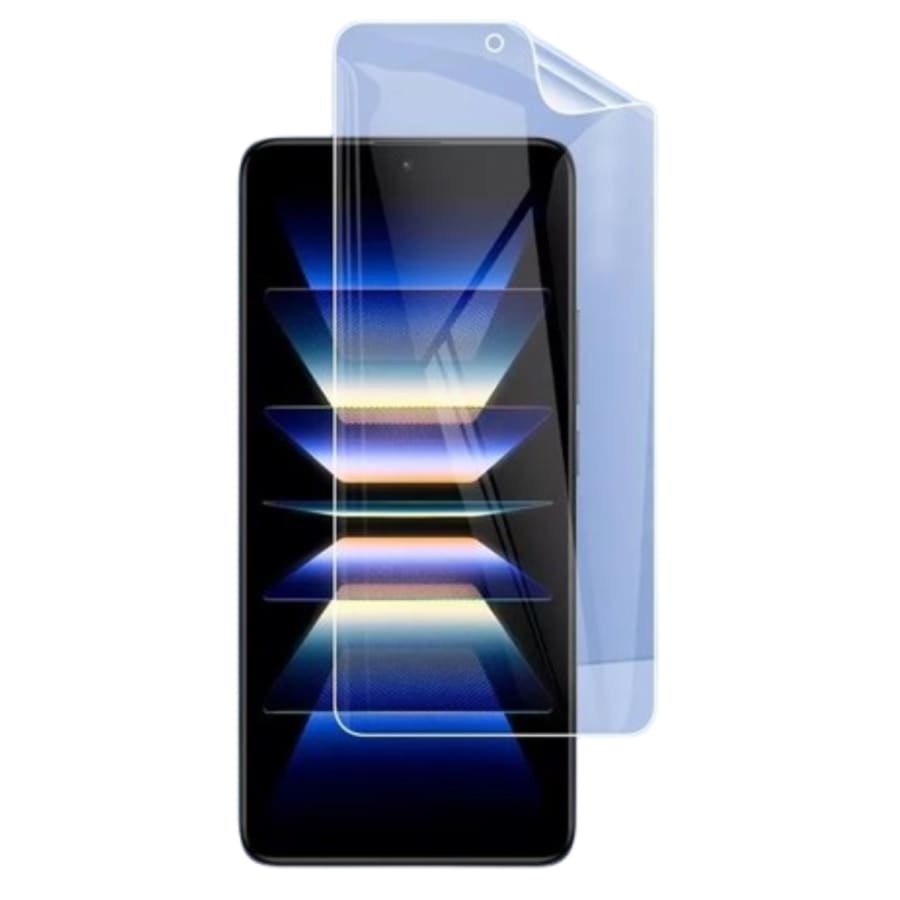Hydrogel screen protectors for Redmi K60 by 9eight5, shown in a pack of two, offering flexible, clear protection for the device screen.