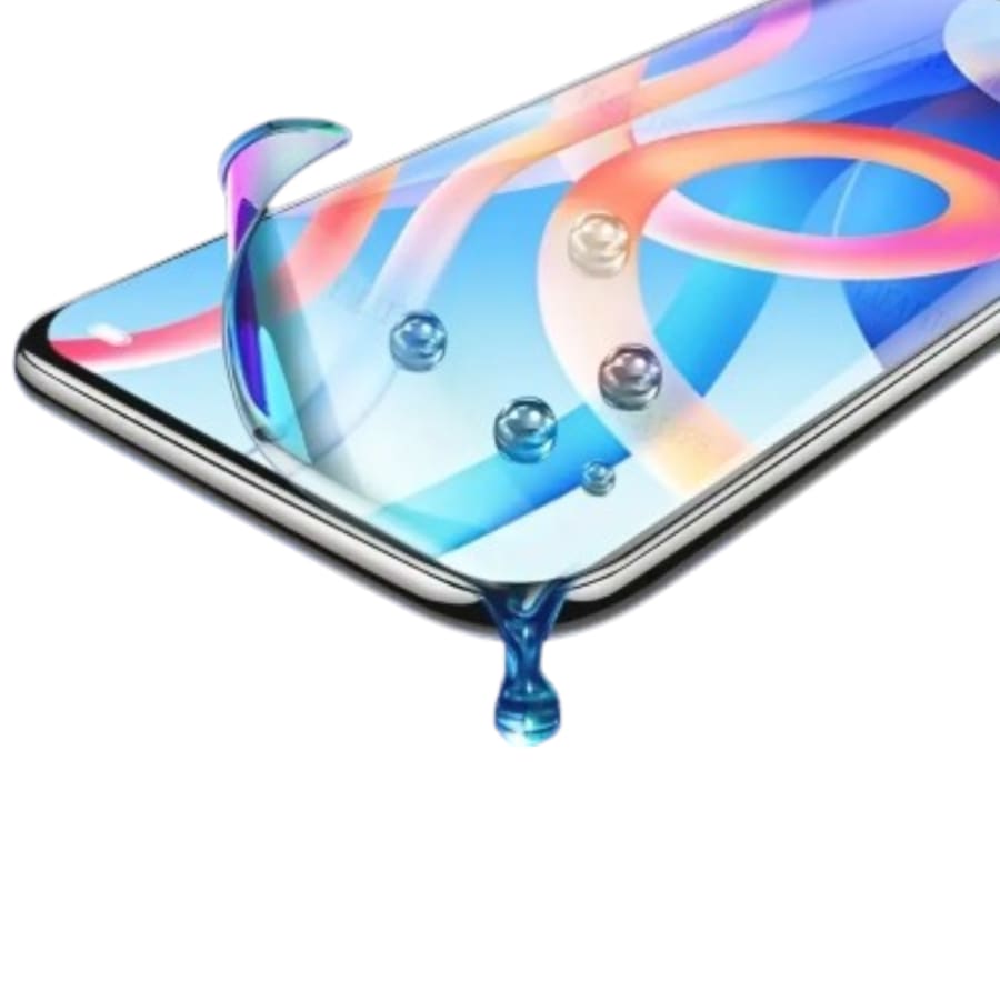Hydrogel screen protector for Redmi K60E, showing the clear, flexible film designed to protect the phone screen from scratches and impacts.