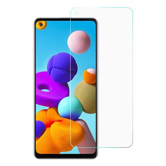 Two 9eight5 screen protectors for Samsung Galaxy A22 5G 6.6-inch smartphone, shown in clear packaging.