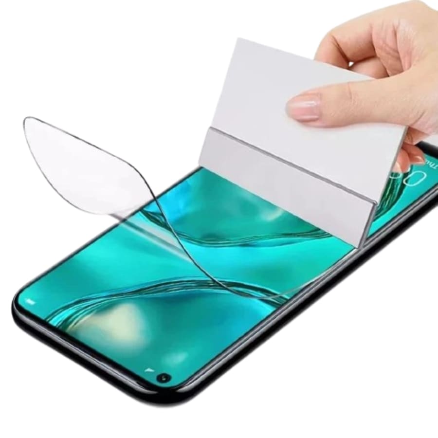 Hydrogel screen protectors for Samsung Galaxy A23 by 9eight5, shown in a pack of two, offering flexible, protective coverage.