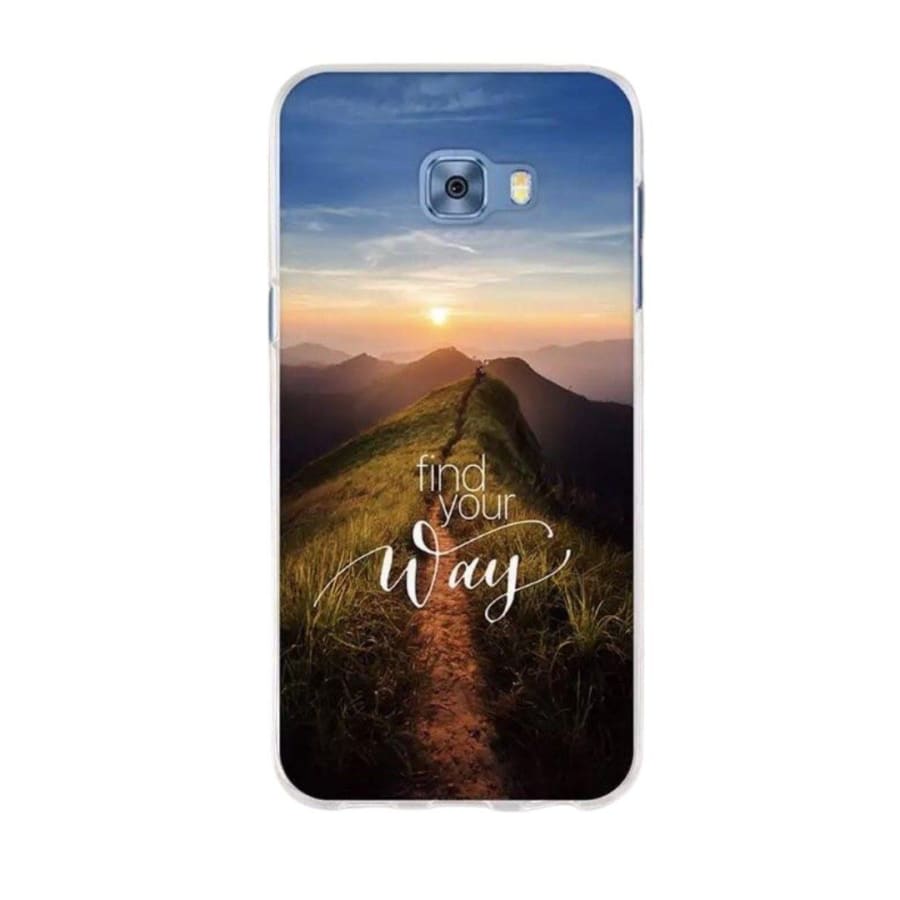 Silicone case for Samsung Galaxy C5 Pro by 9eight5, showing a smooth, flexible protective phone cover with precise cutouts.