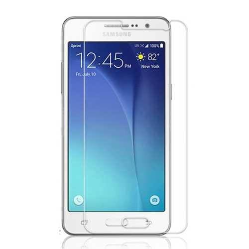 9eight5 screen protector for Samsung Galaxy J3 (2015), clear protective film covering the phone screen.