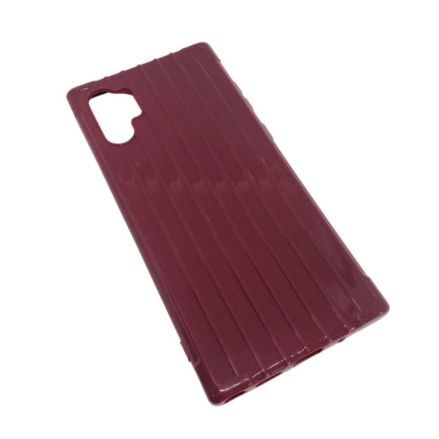 Silicone cover for Samsung Galaxy Note 10 Plus by 9eight5, showing a sleek, flexible phone case with precise cutouts.