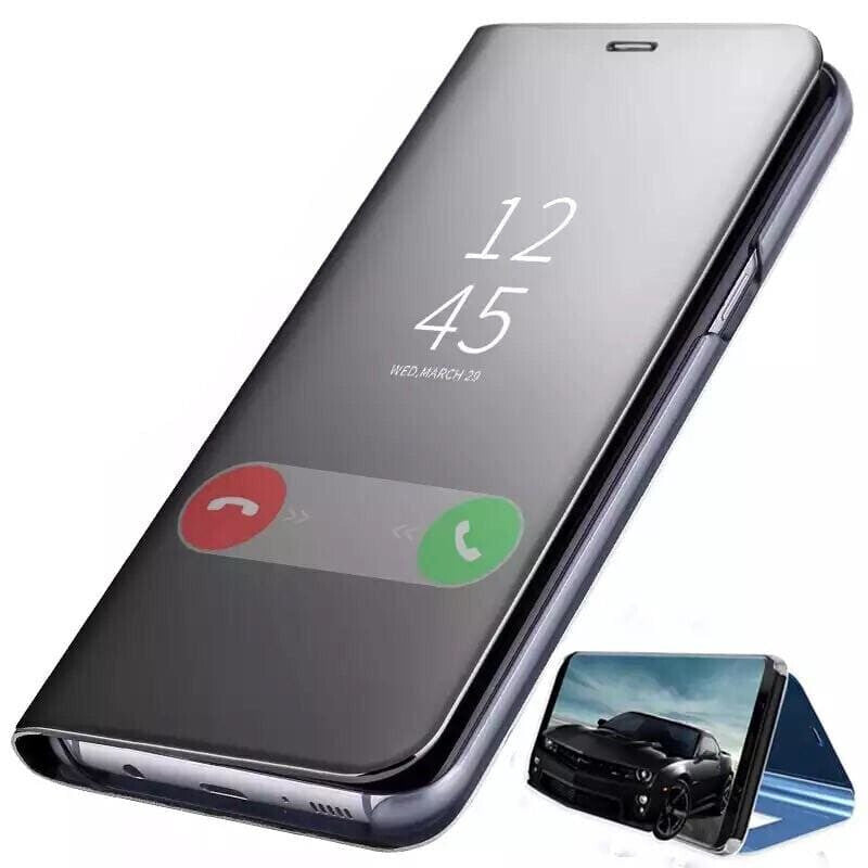 Black 9eight5 smart case for Samsung Galaxy Note 8, stylish phone case with car mount feature, protective and slim design.