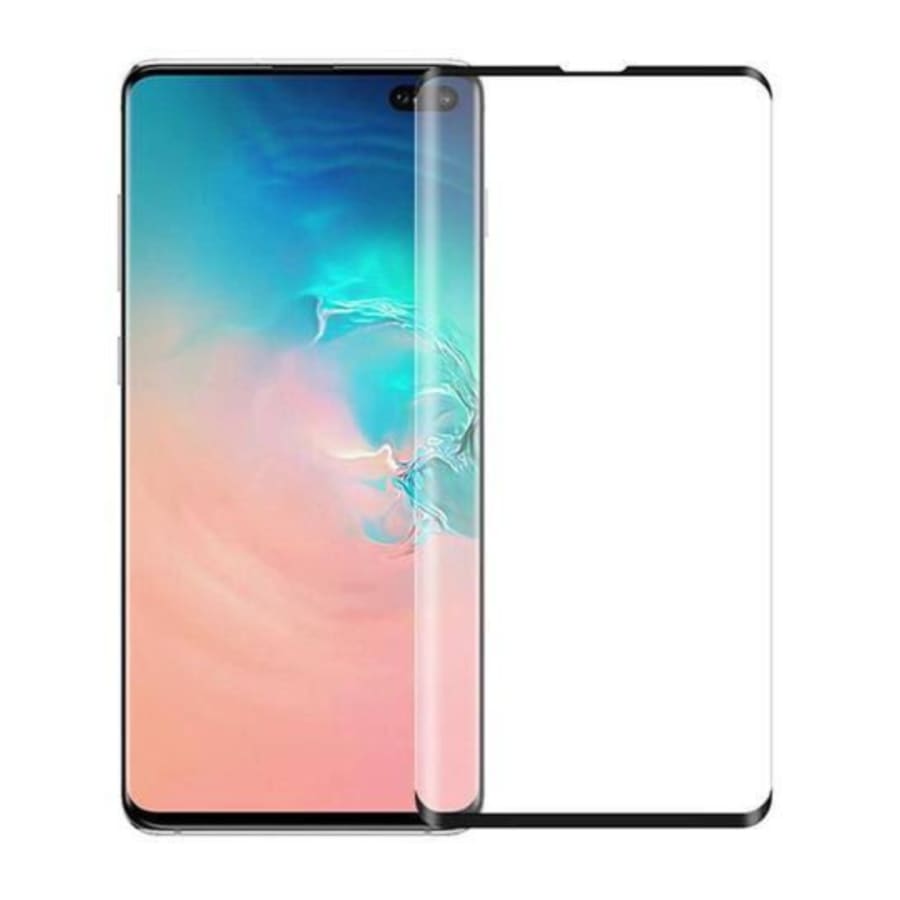 9eight5 glass screen protector for Samsung Galaxy S10 5G 6.7-inch smartphone, showing clear, durable front protection.