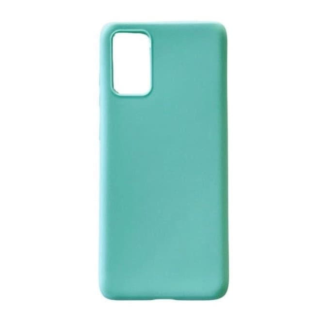 Silicone cover for Samsung Galaxy S20 Plus by 9eight5, in black, showing the flexible protective phone case with textured grip.