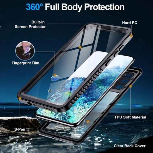 Waterproof & Shockproof Case for Samsung Galaxy S20 Plus