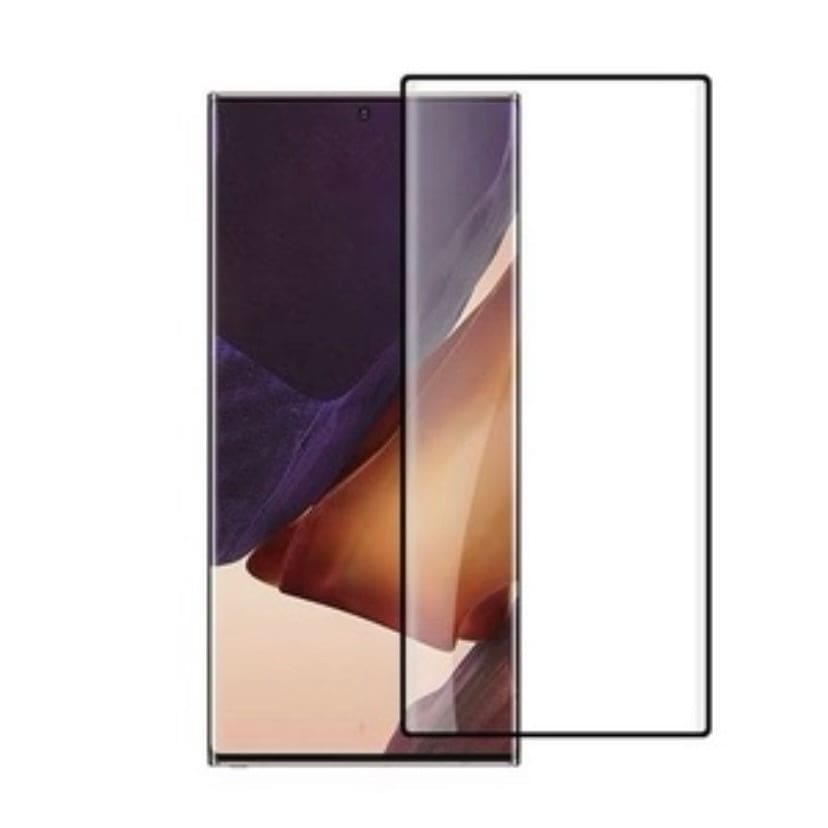 Two 9eight5 screen protectors for Samsung Galaxy S23 Ultra, clear tempered glass with precise cutouts for full screen protection.
