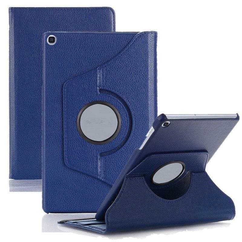Navy full-body protective cover for Samsung Galaxy Tab A7 10.4” (2020) T500/T505, by 9eight5, showing front and back protection.