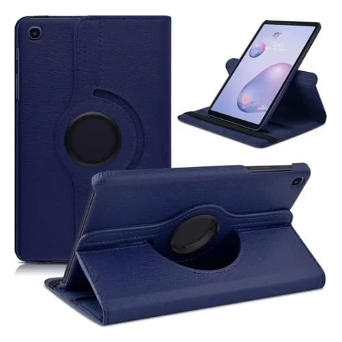 Navy protective cover for Samsung Galaxy Tab A9 8.7” (2023) X110/X115 tablet from 9eight5, showing front view with textured surface.