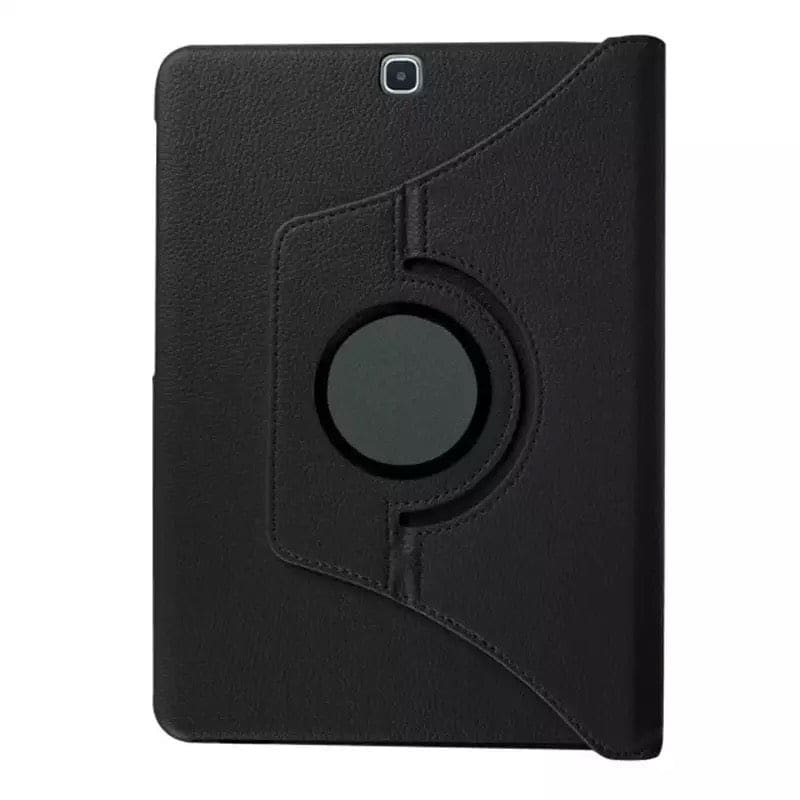 Black cover for Samsung Galaxy Tab S2 9.7-inch T810/T815, protective tablet case by 9eight5, showcasing front and back view.
