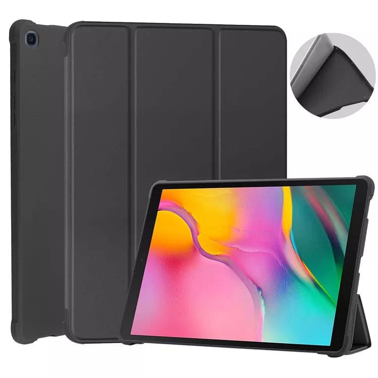 9eight5 cover for Samsung Galaxy Tab S6 Lite 10.4-inch tablet, protective case with textured design and precise cutouts.