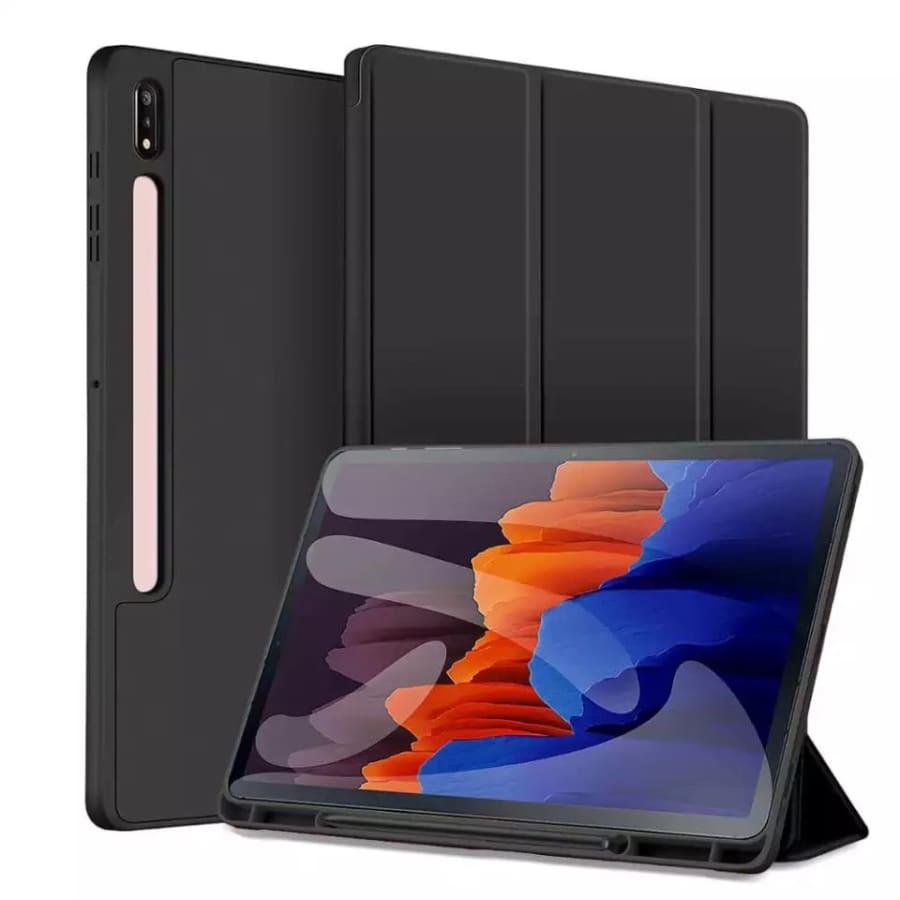 Silicone cover for Samsung Galaxy Tab S7 FE 12.4-inch 2021 from 9eight5, protective tablet accessory in vibrant color.