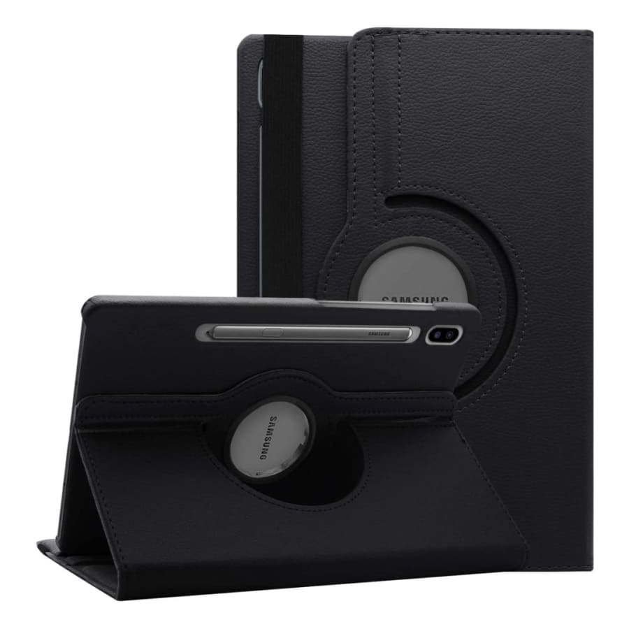 Black protective cover for Samsung Galaxy Tab S7 Plus 12.4-inch (2020) by 9eight5, designed for T970 and T975 models.
