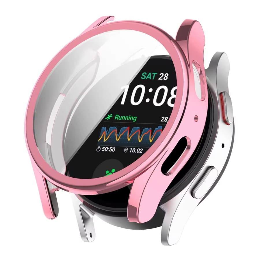 Rosegold protective case for Samsung Galaxy Watch 7 (44mm), designed to shield and enhance the watch's appearance.