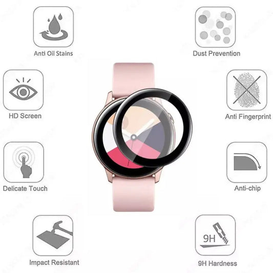 Screen Protectors for Samsung Galaxy Watch Active 2 (40mm) (Pack of 5) Habicare
