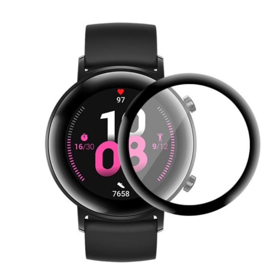Samsung Galaxy Watch Active 2 44mm screen protector by That Watch Shop, showing clear protective film over the watch screen.