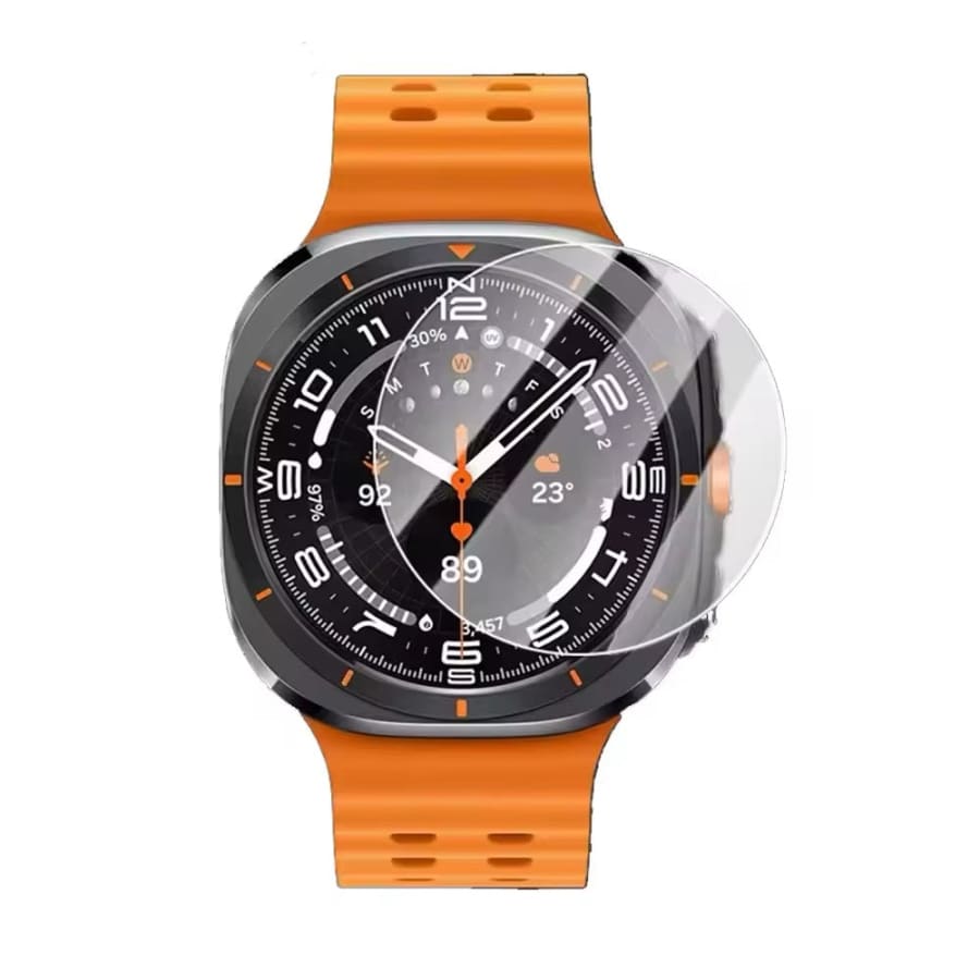 Samsung Galaxy Watch Ultra 47mm screen protectors, pack of 2, for smartwatch protection, by That Watch Shop.