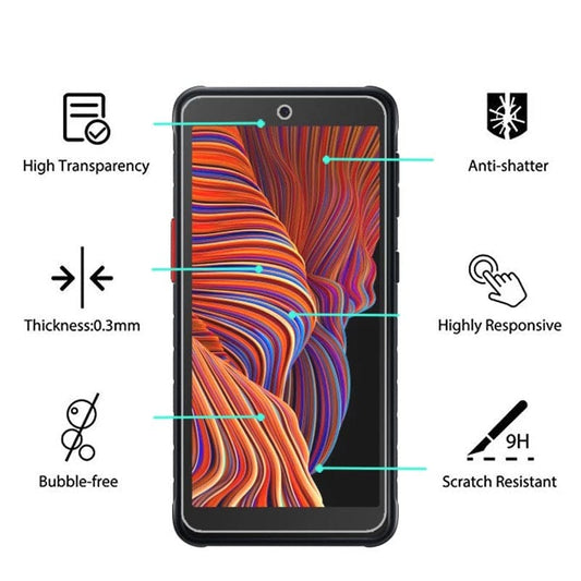 Screen Protectors for Samsung Galaxy Xcover 5/5s (Pack of 2) 9eight5