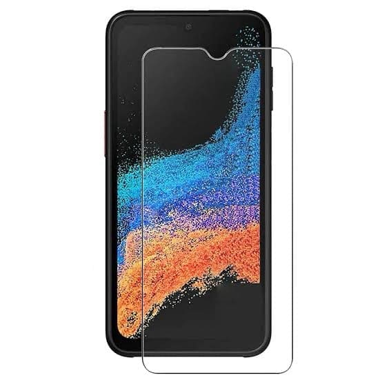 9eight5 screen protector for Samsung Galaxy Xcover 6 Pro, clear tempered glass protecting the phone screen from scratches and impacts.