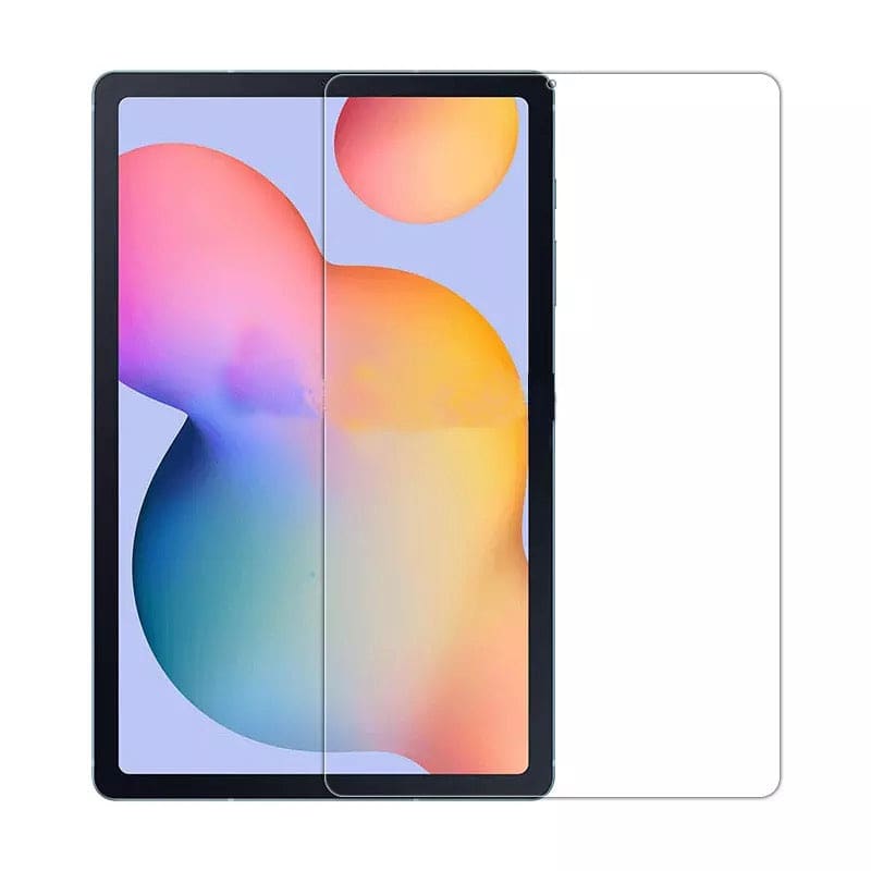Two 9eight5 screen protectors for Samsung Galaxy Tab S6 Lite 10.4-inch (2020) shown with clear, durable glass covers.