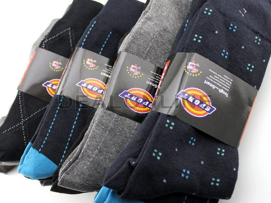 Crew Socks Business Socks Patterned Socks Mix RANDOM WHOLESALE - (60 Pairs) dealonline.co.nz