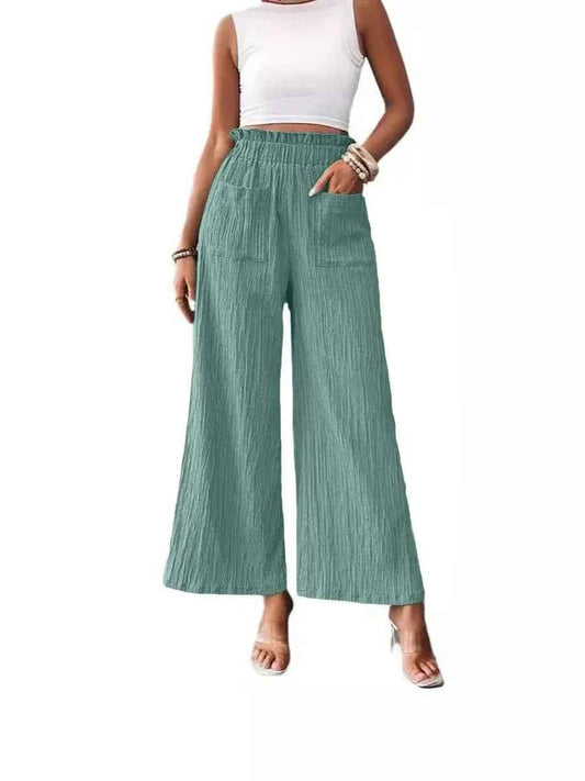 Black women's Smooth Silhouette Pant by Stylish 3Sixty5, showcasing a sleek, fitted design with a smooth silhouette.