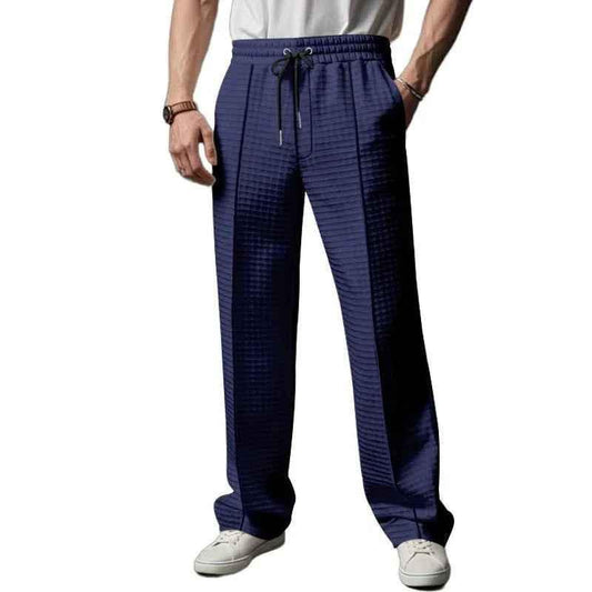 White Momentum Fit Joggers by Stylish 3Sixty5, casual pants with a modern, tailored look suitable for business casual wear.