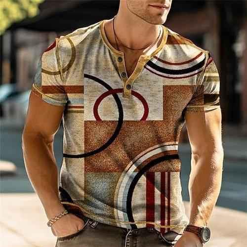 Men's relaxed fit short sleeve top by Stylish 3Sixty5, casual men's short sleeve shirt with a comfortable fit.