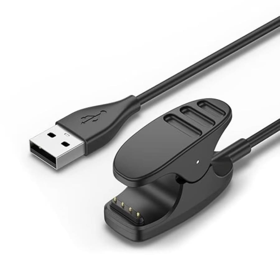 Black USB charger for Suunto watches including Suunto 3 Fitness, 5, Traverse, Ambit 1, 2, 3, compatible with That Watch Shop chargers.