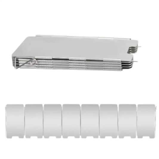 Tall Aluminium Stove Windscreen – Foldable Gas Burner Shield Habicare