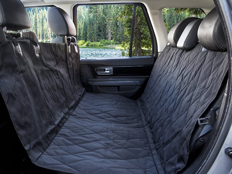 Waterproof pet car seat cover hammock by dealonline.co.nz, non-slip protector mat for cats and dogs in vehicle back seat