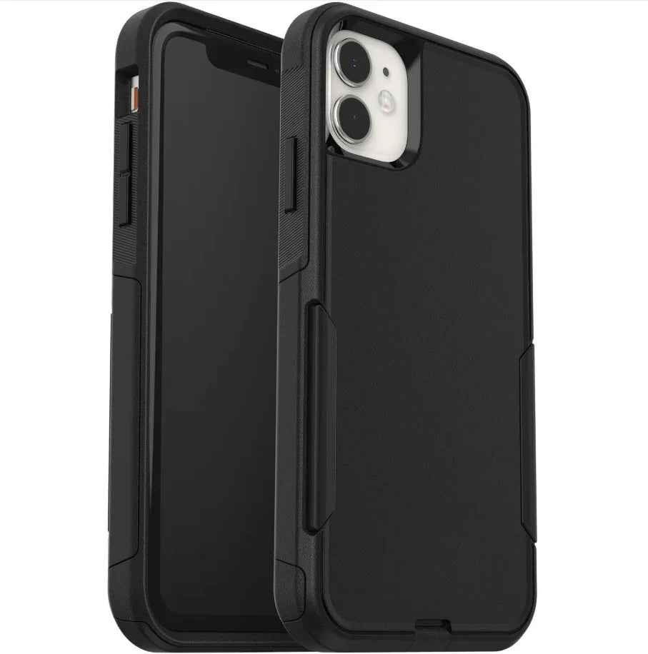 Techplus iPhone 11 dual-layer armor hard case showing rugged design and precise cutouts for buttons and camera.