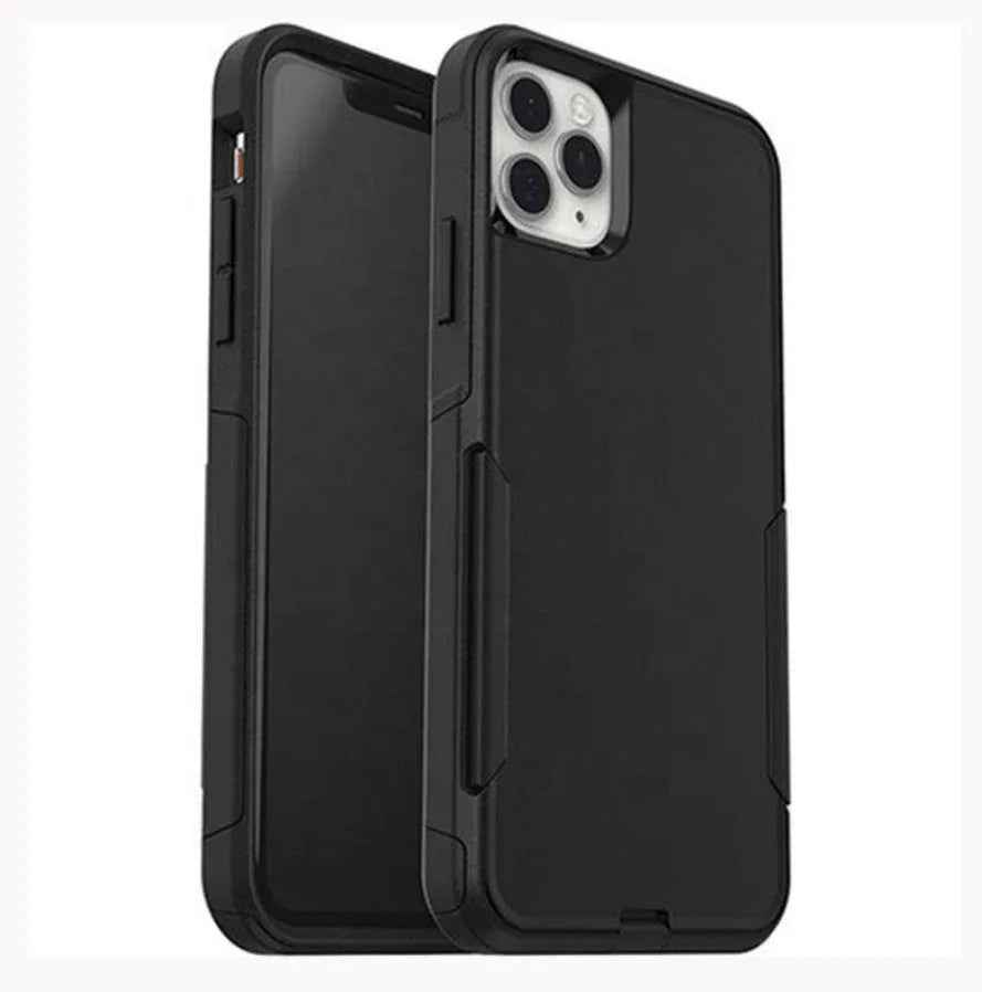 Techplus iPhone 11 Pro Max dual layer armor hard case showing rugged design and precise cutouts for buttons and camera.